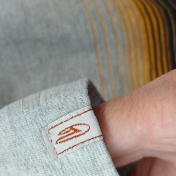 Curly Surf & Streetwear Blue & Gray Polo Casual Shirt Men's Size Medium - Picture 6 of 6